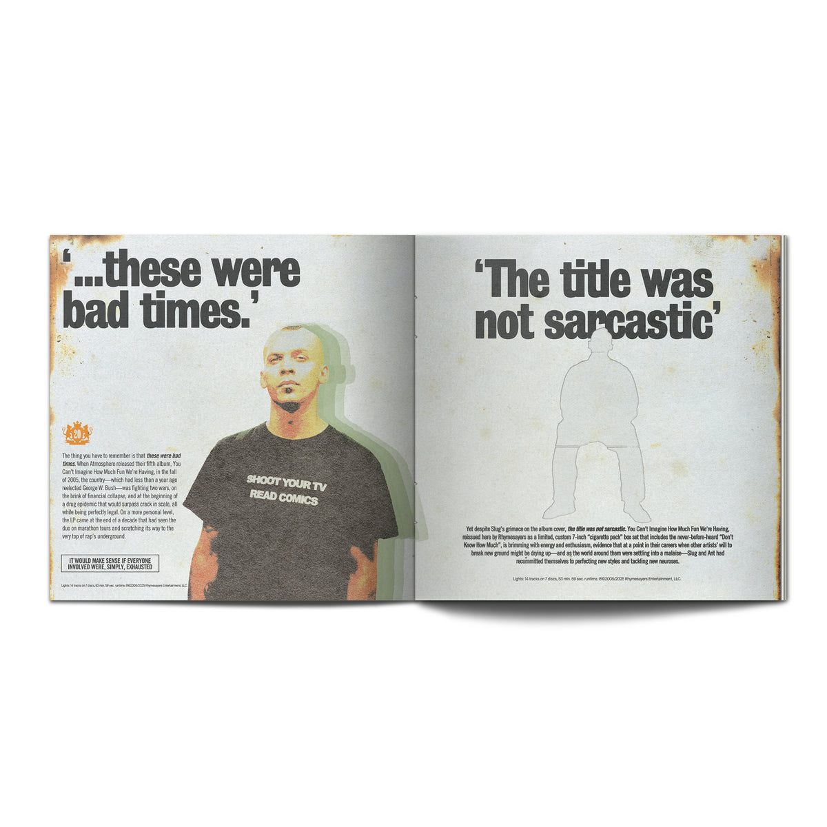 Atmosphere - You Can't Imagine How Much Fun We're Having (20th Anniversary Edition) 7" Boxset