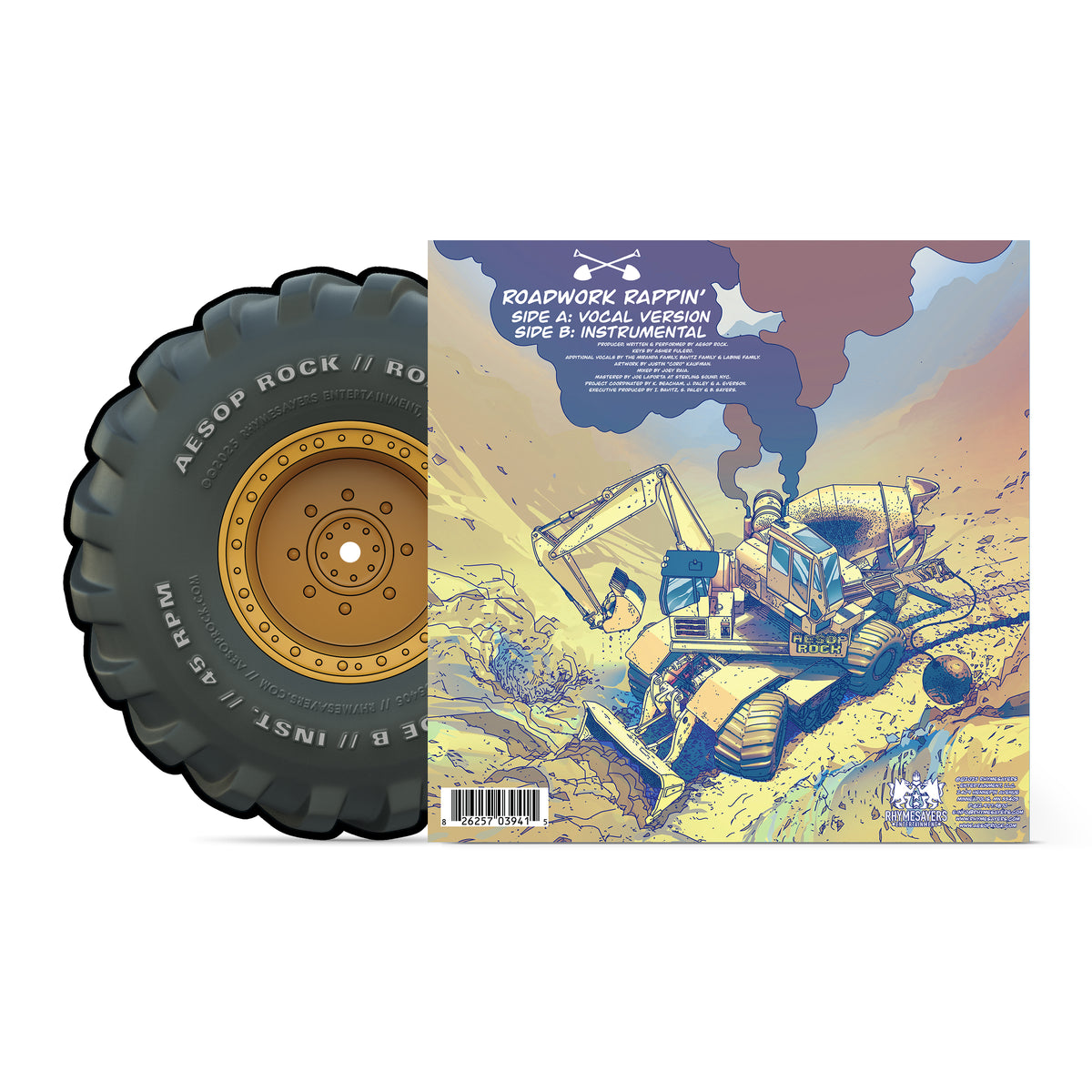 Aesop Rock - Roadwork Rappin' (Die-Cut Picture Disc 7" Vinyl)