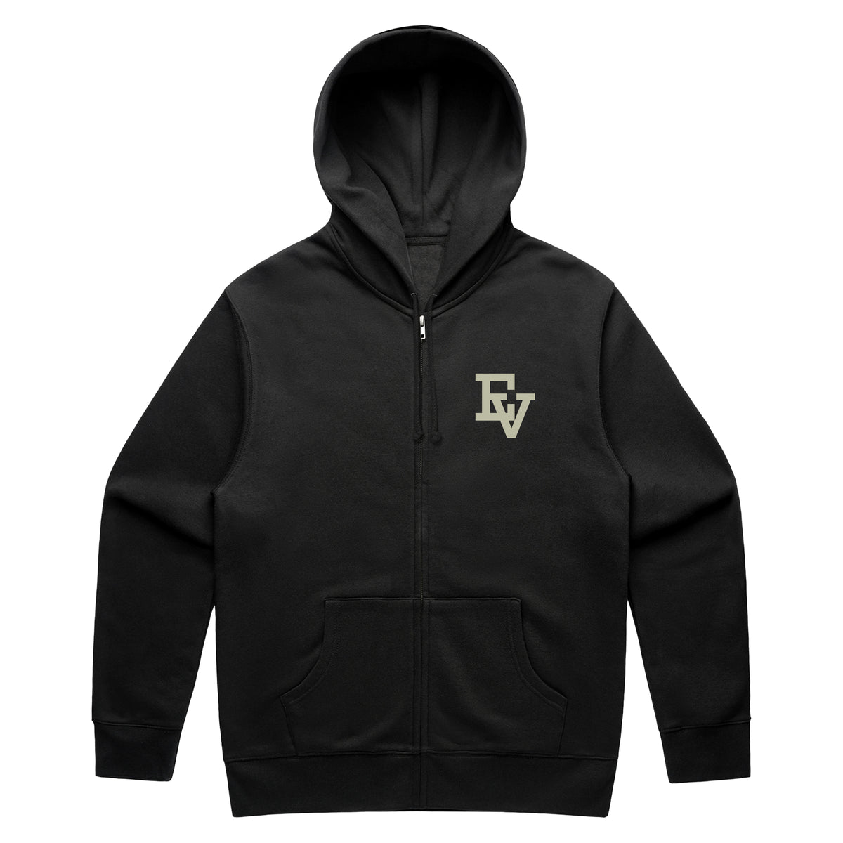 Evidence - Brutalist Zip Hood (Black)