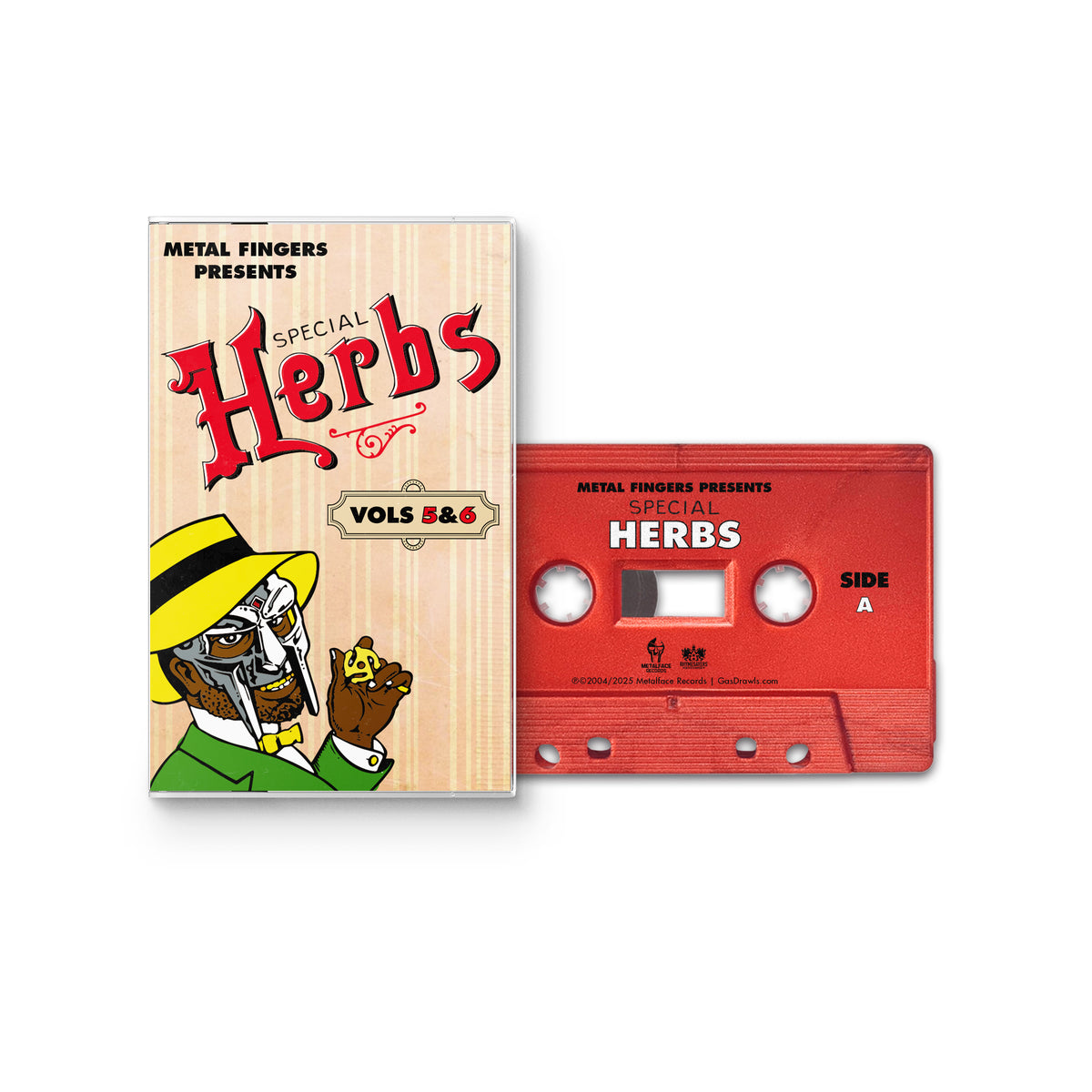 MF DOOM - Metal Fingers Presents: Special Herbs Vol. 5 & 6 (Cassette)