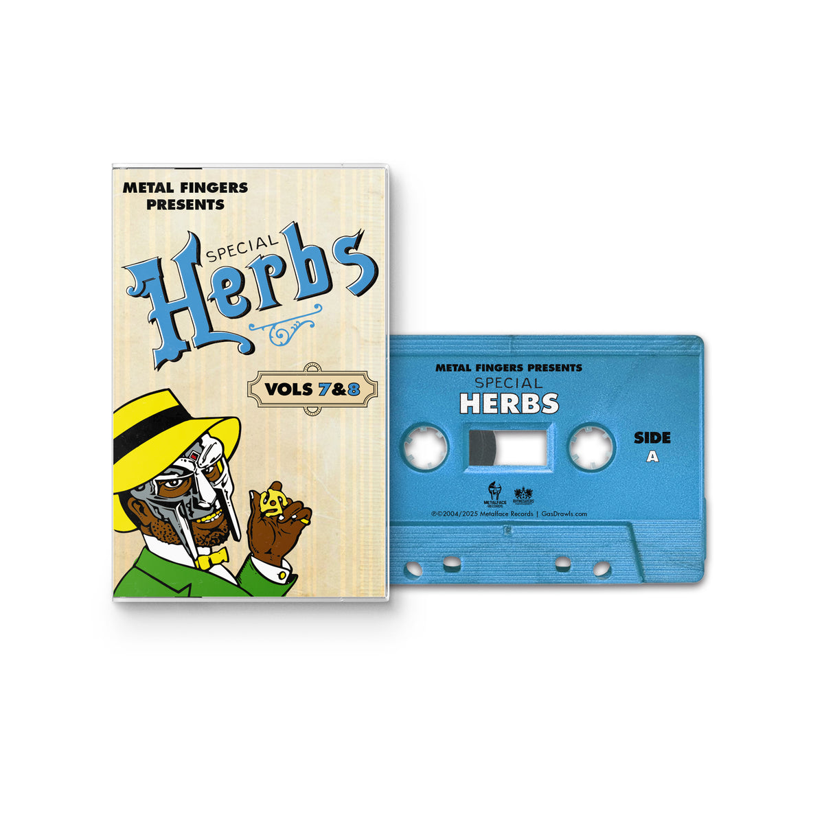 MF DOOM - Metal Fingers Presents: Special Herbs Vol. 7 & 8 (Cassette)