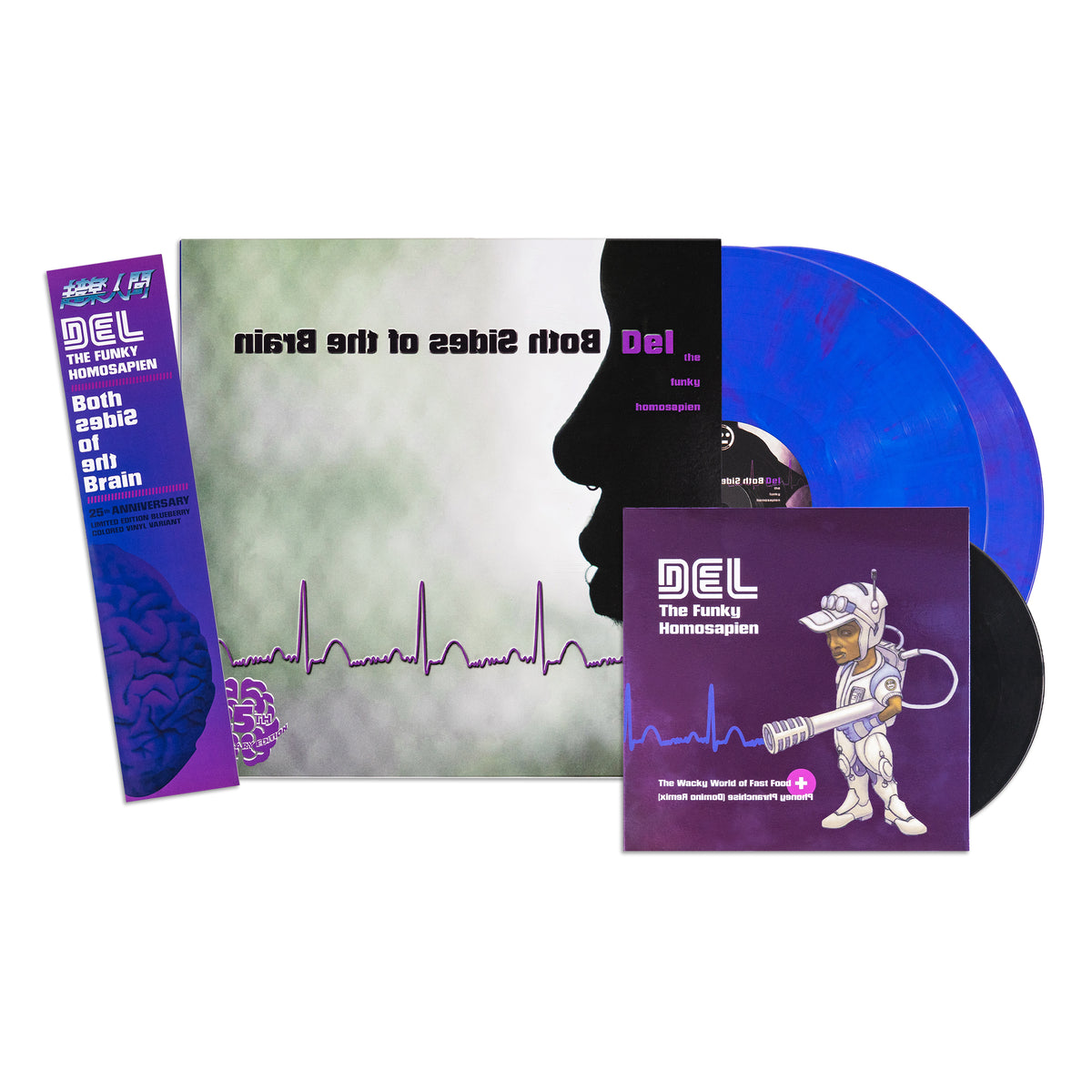 Del - Both Sides Of The Brain (Deluxe Vinyl + Bonus 7")