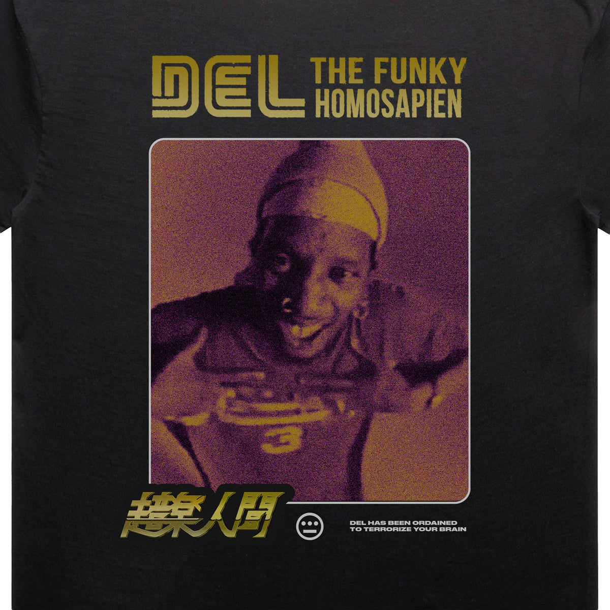 Del - Kanji Shirt (Black)