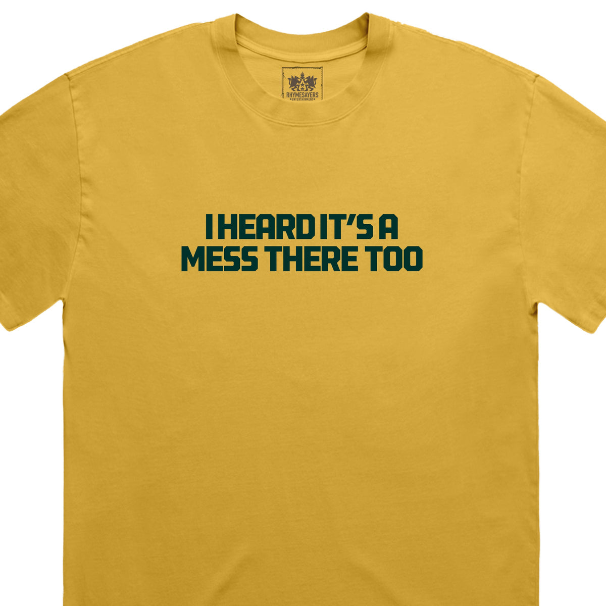 Aesop Rock - IHIAMTT Shirt (Yellow) + Sticker Pack