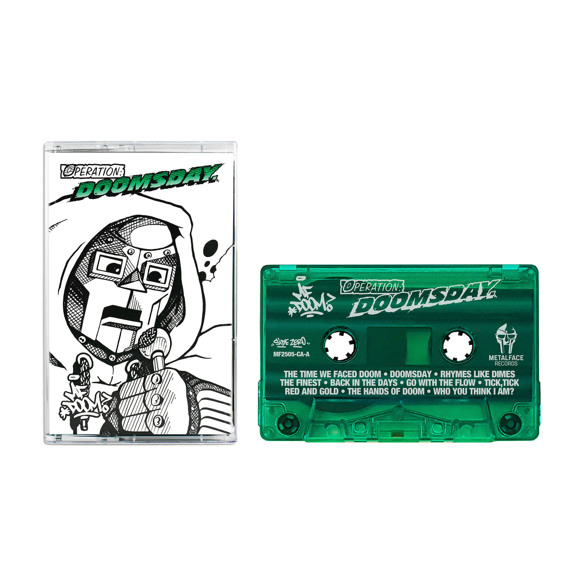 MF DOOM - OPERATION: DOOMSDAY (25TH ANNIVERSARY SKETCH EDITION) CASSETTE