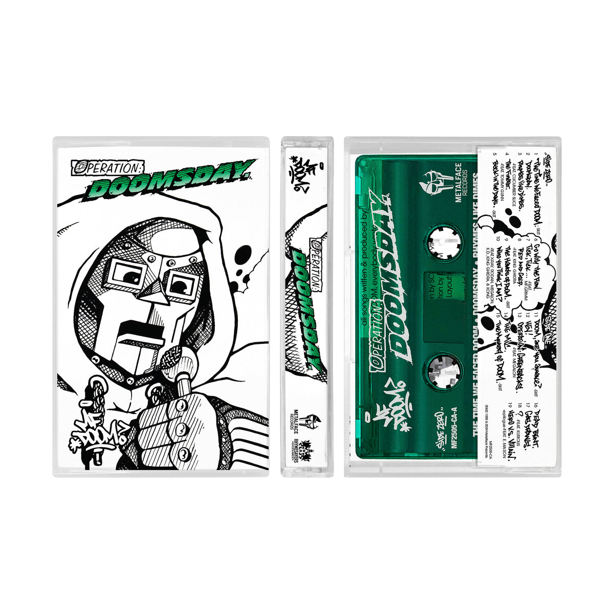 MF DOOM - OPERATION: DOOMSDAY (25TH ANNIVERSARY SKETCH EDITION) CASSETTE