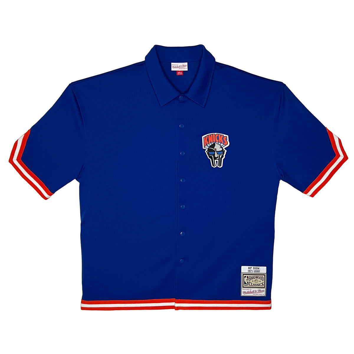 DOOMSDAY 2025: Mitchell & Ness Knicks Shooting Shirt - Blue