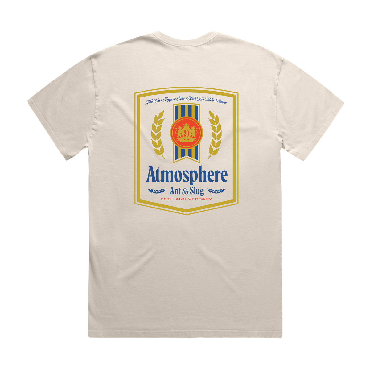 Atmosphere - You Can't Imagine 20 Years Shirt (Ecru)