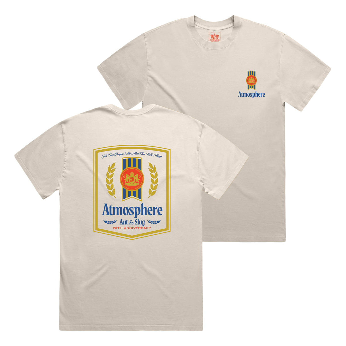 Atmosphere - You Can't Imagine 20 Years Shirt (Ecru)