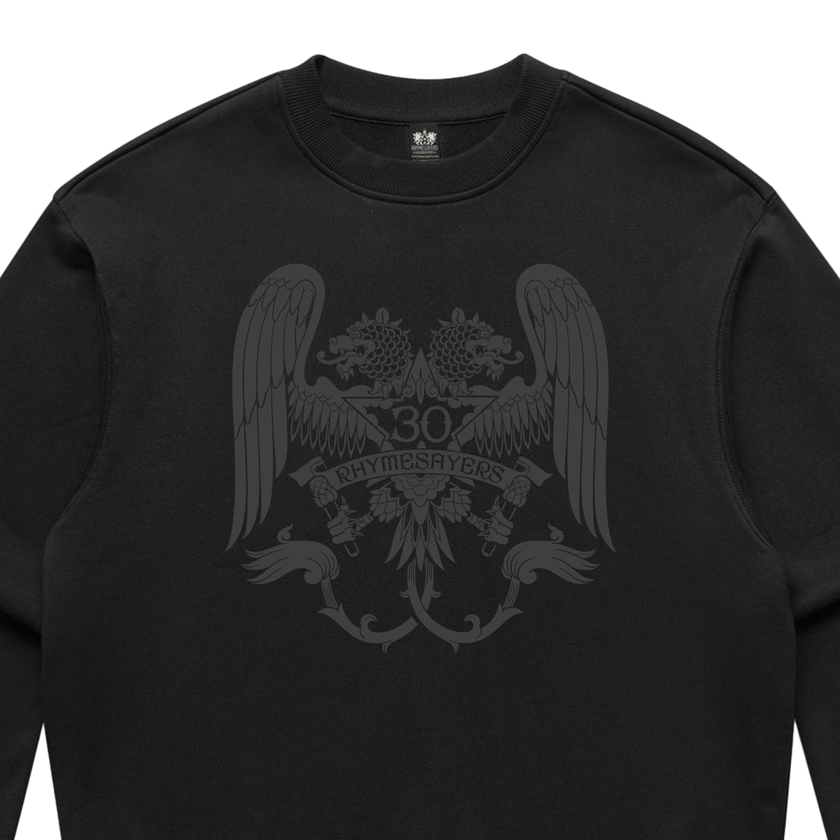 Rhymesayers “30 Years” Limited Black Friday Crewneck (Blackout)