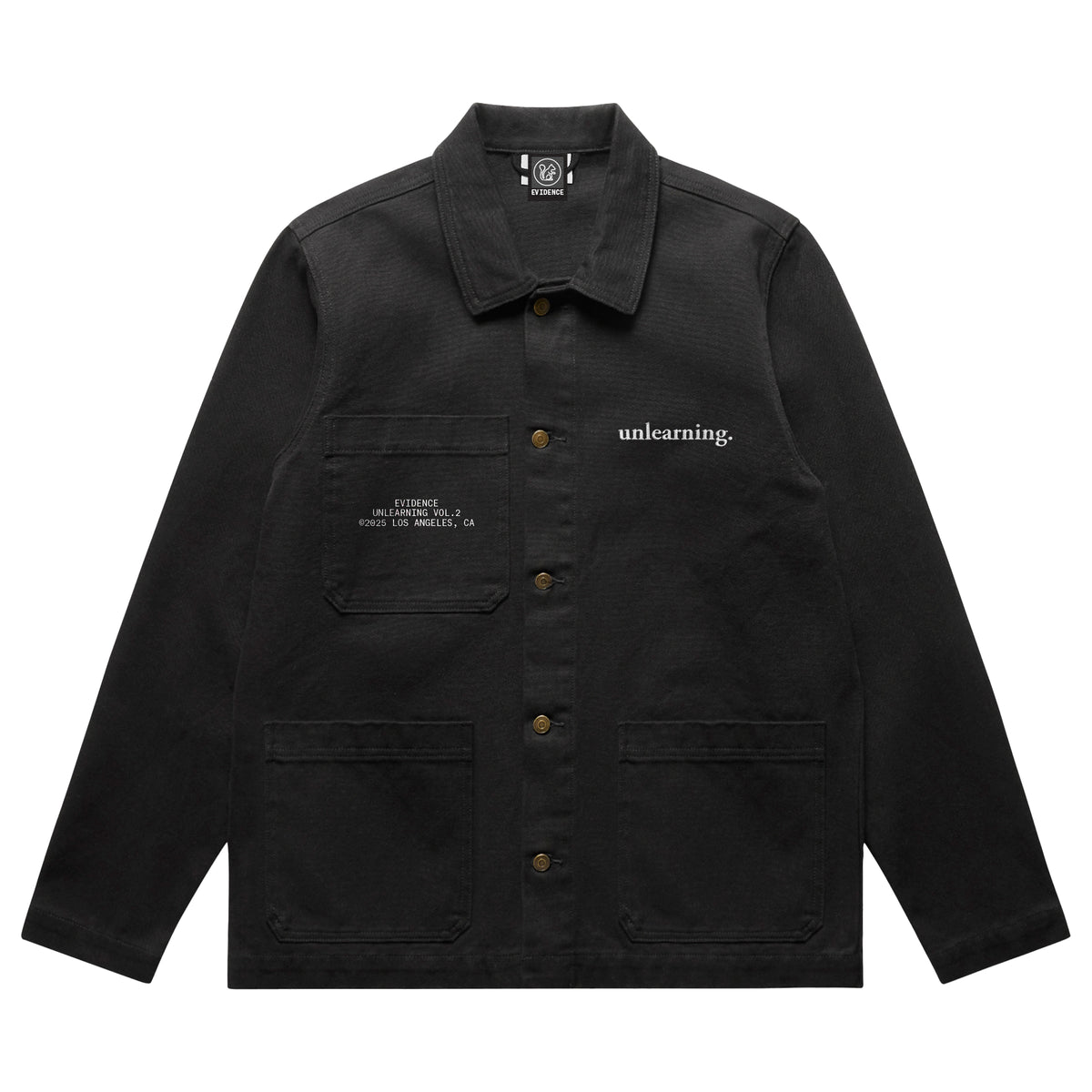 Evidence - Unlearning Canvas Chore Jacket (Black)