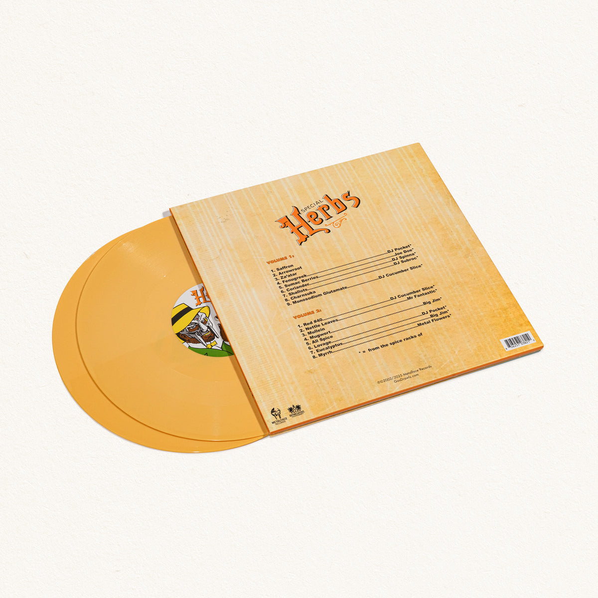 MF DOOM - Metal Fingers Presents: Special Herbs Vol. 1 & 2 (Vinyl)