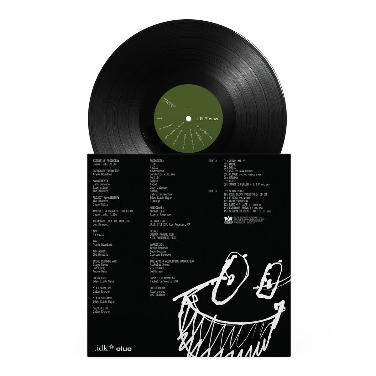 .idk. - Even the Devil Smiles (Standard Vinyl)