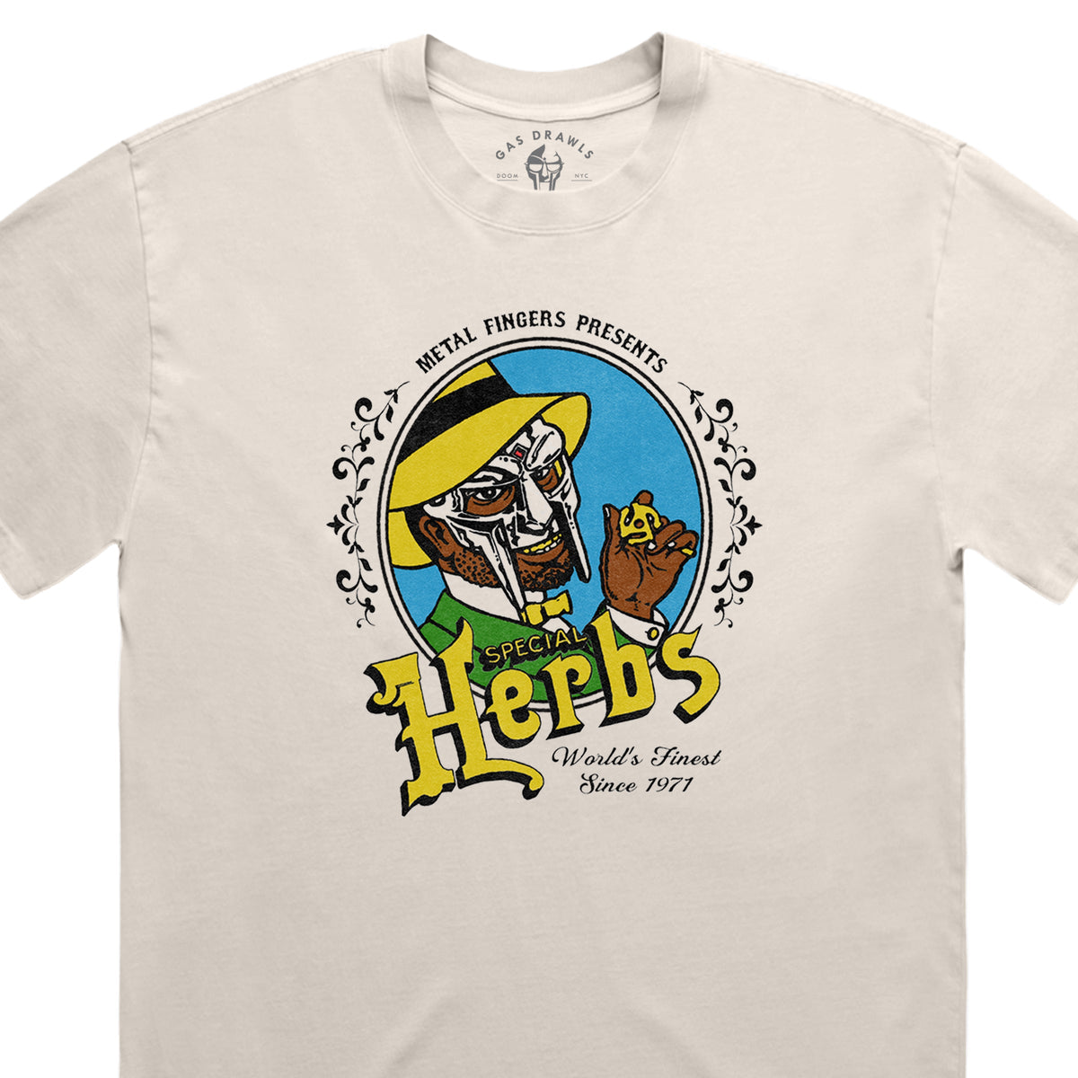MF DOOM - Special Herbs Vintage Shirt (Bone)