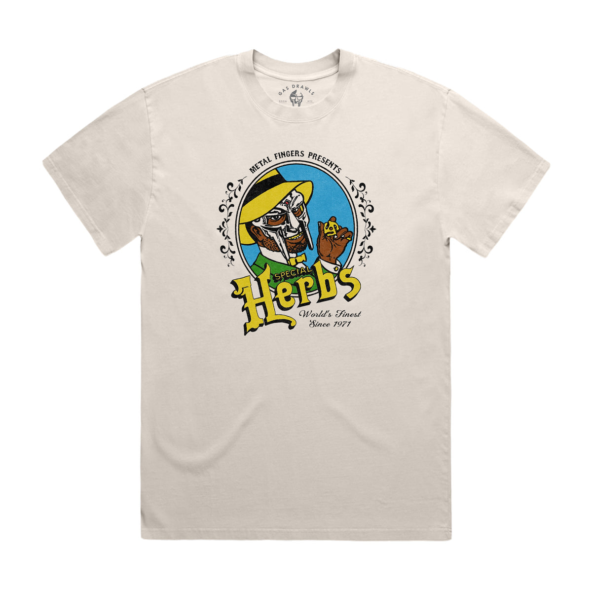 MF DOOM - Special Herbs Vintage Shirt (Bone)