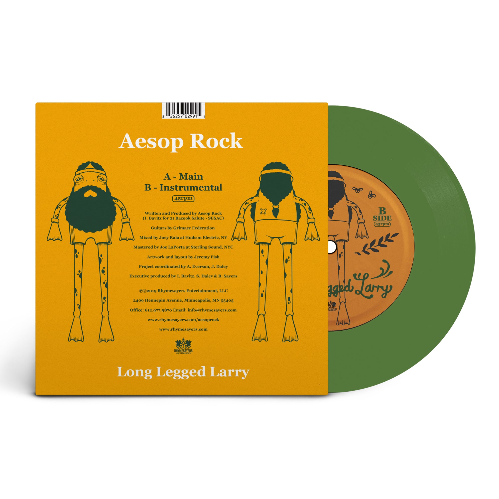 Aesop Rock - Long Legged Larry (7" Vinyl)