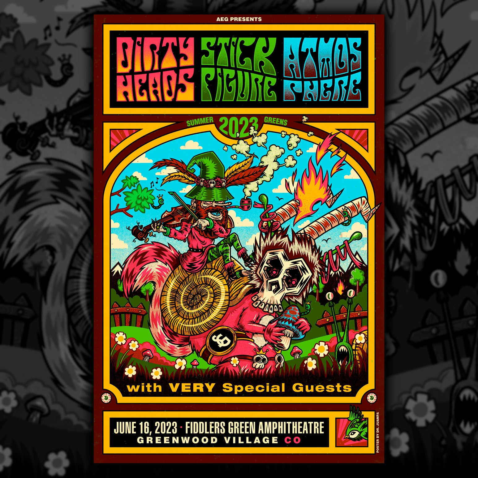 Atmosphere, Dirty Heads and Stick Figure at Fiddler's Green with Very Special Guests