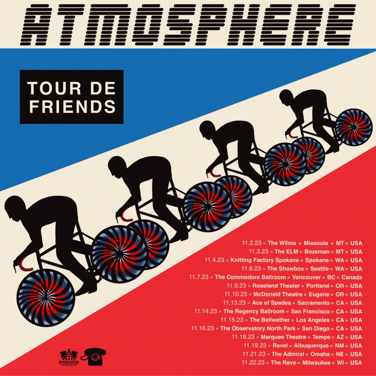 Atmosphere Announces Tour De Friends 🚴🚴🚴