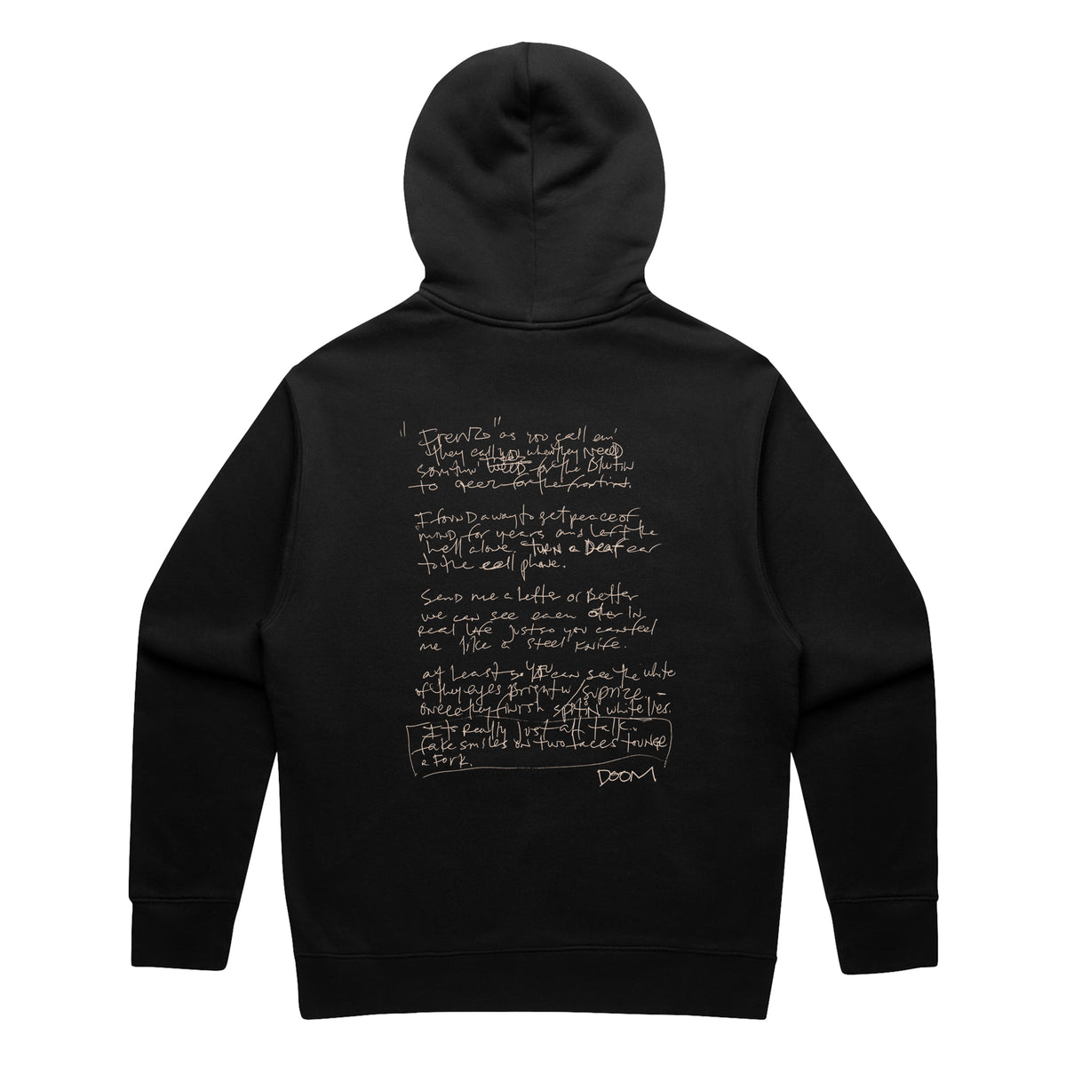 MF DOOM - The Note Books Hoodie (Black)
