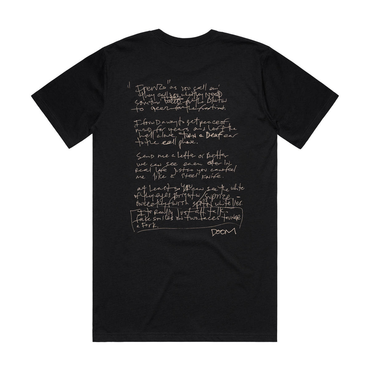 MF DOOM - The Note Books Shirt (Black)