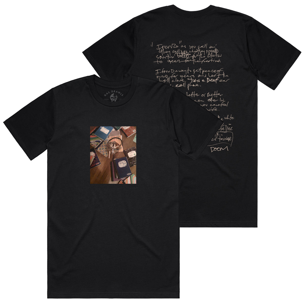 MF DOOM - The Note Books Shirt (Black)
