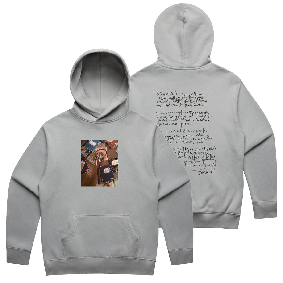 MF DOOM - The Note Books Hoodie (Storm)