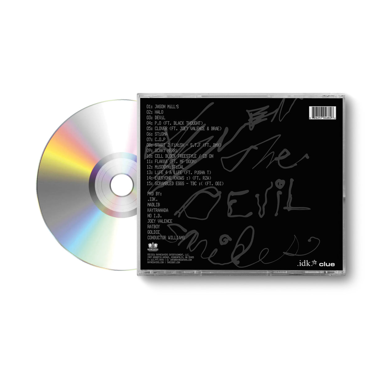 .idk. - Even the Devil Smiles (Standard CD)