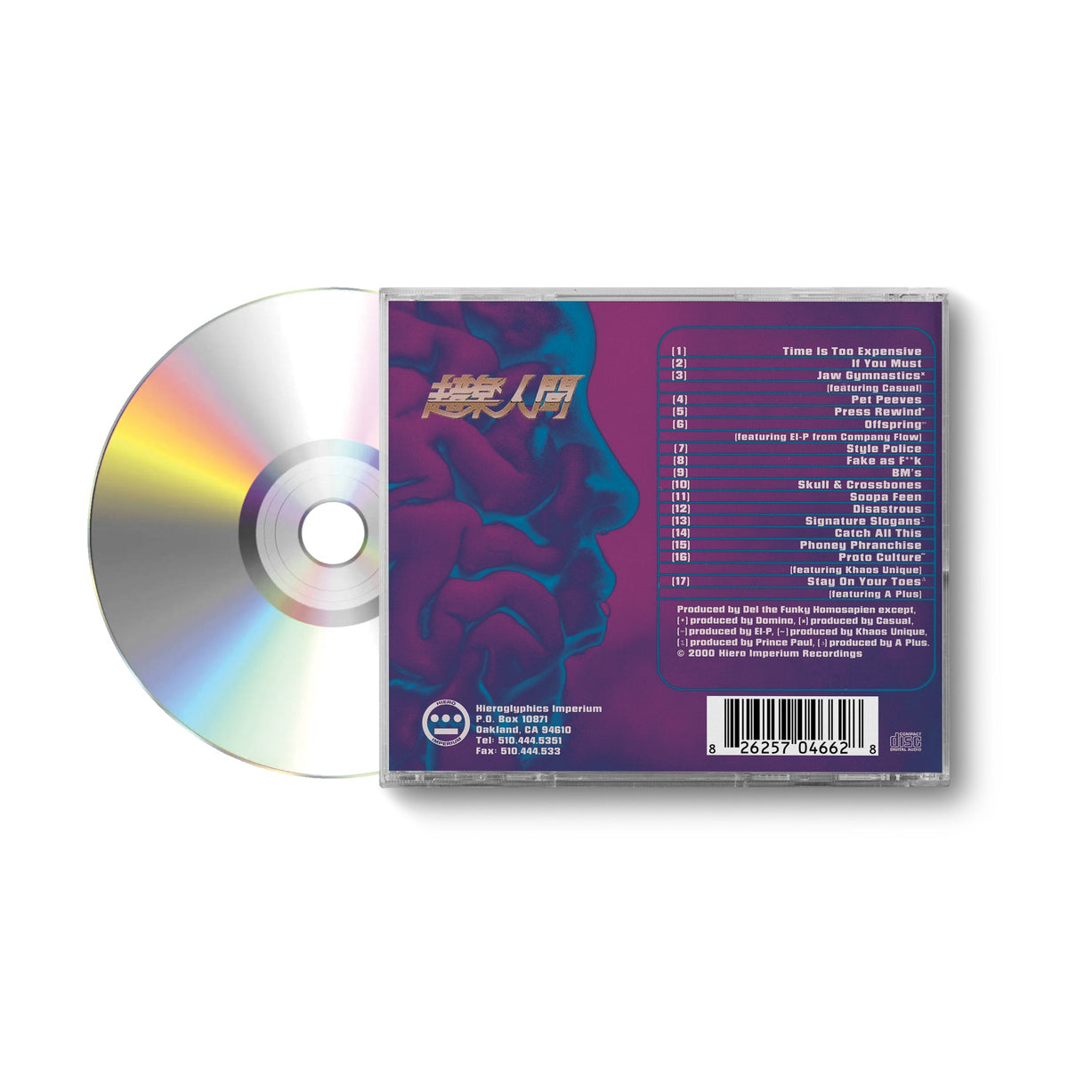 Del - Both Sides Of The Brain (CD)