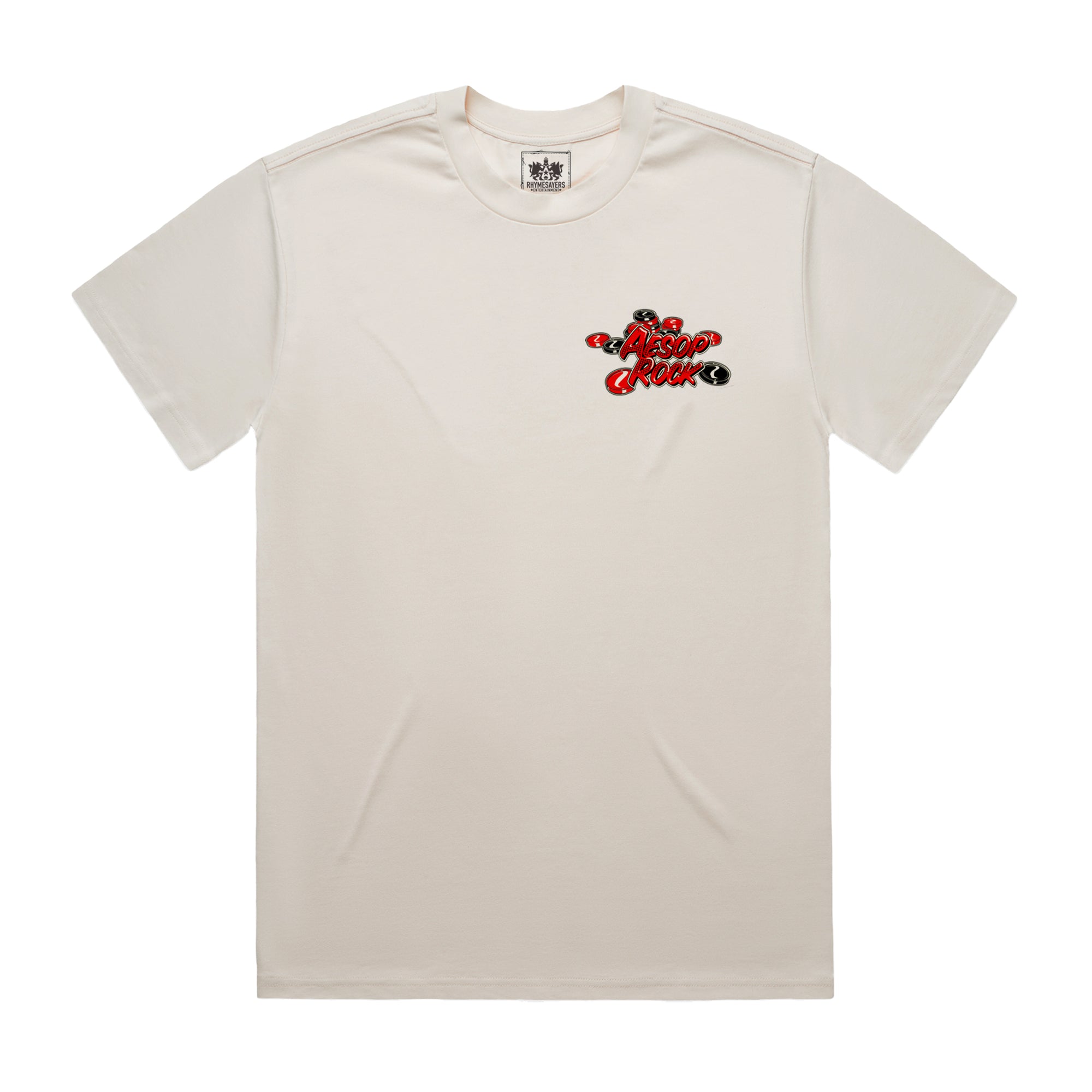 Aesop Rock - Checkers Not Chess Shirt (Ecru)