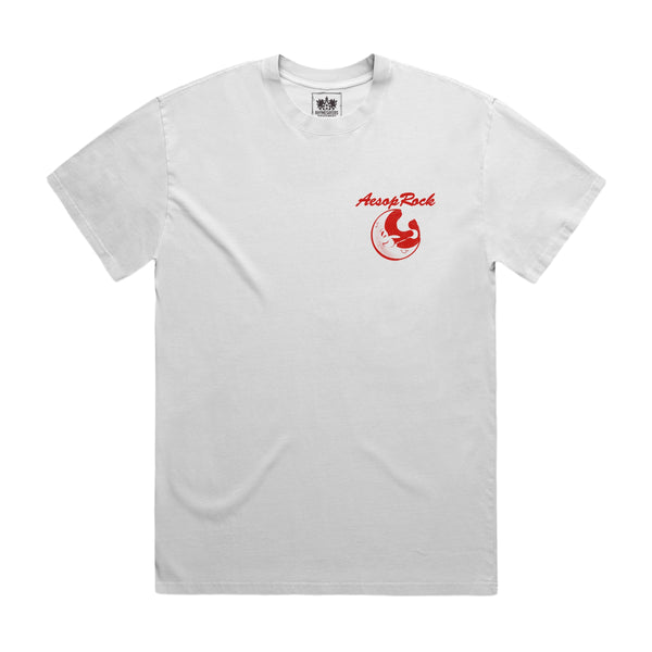 Aesop Rock - Checkers Shirt (White) - Rhymesayers Entertainment