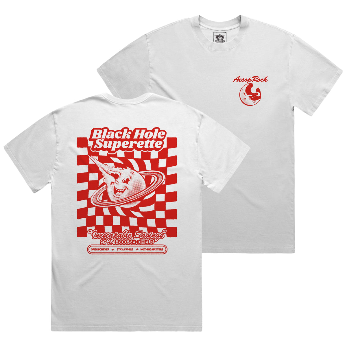 Aesop Rock - Checkers Shirt (White)