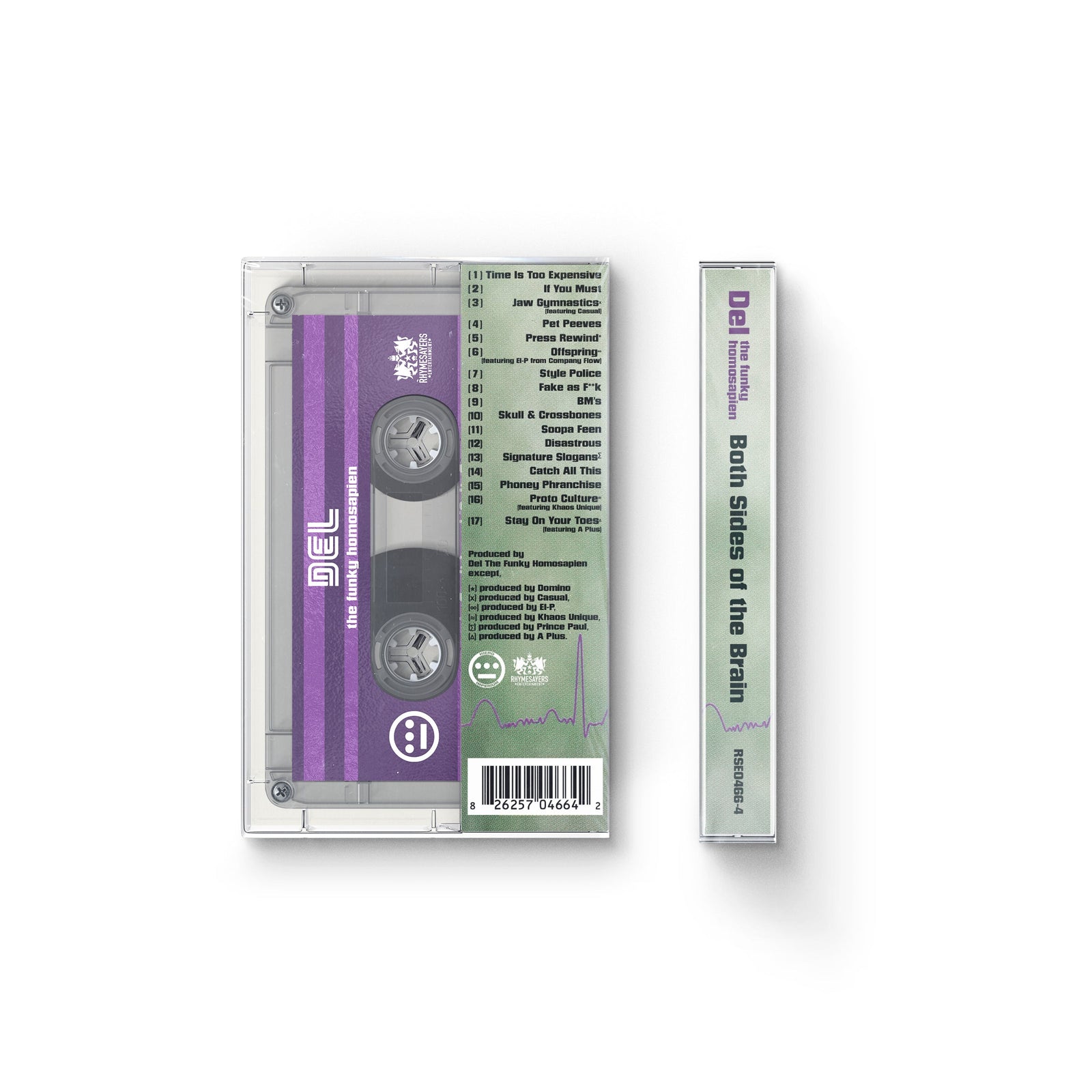 Del - Both Sides Of The Brain (Cassette)
