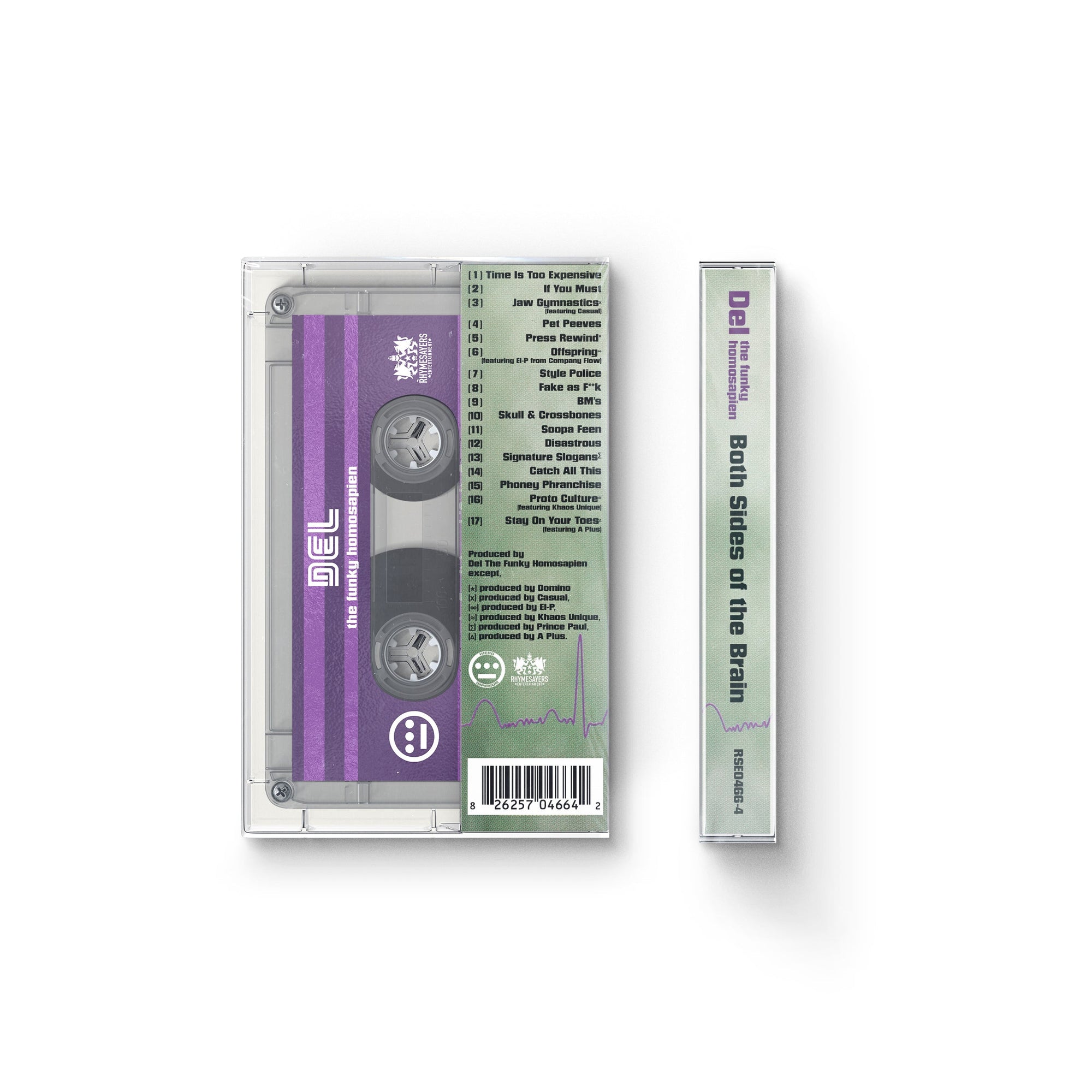 Del - Both Sides Of The Brain (Cassette)