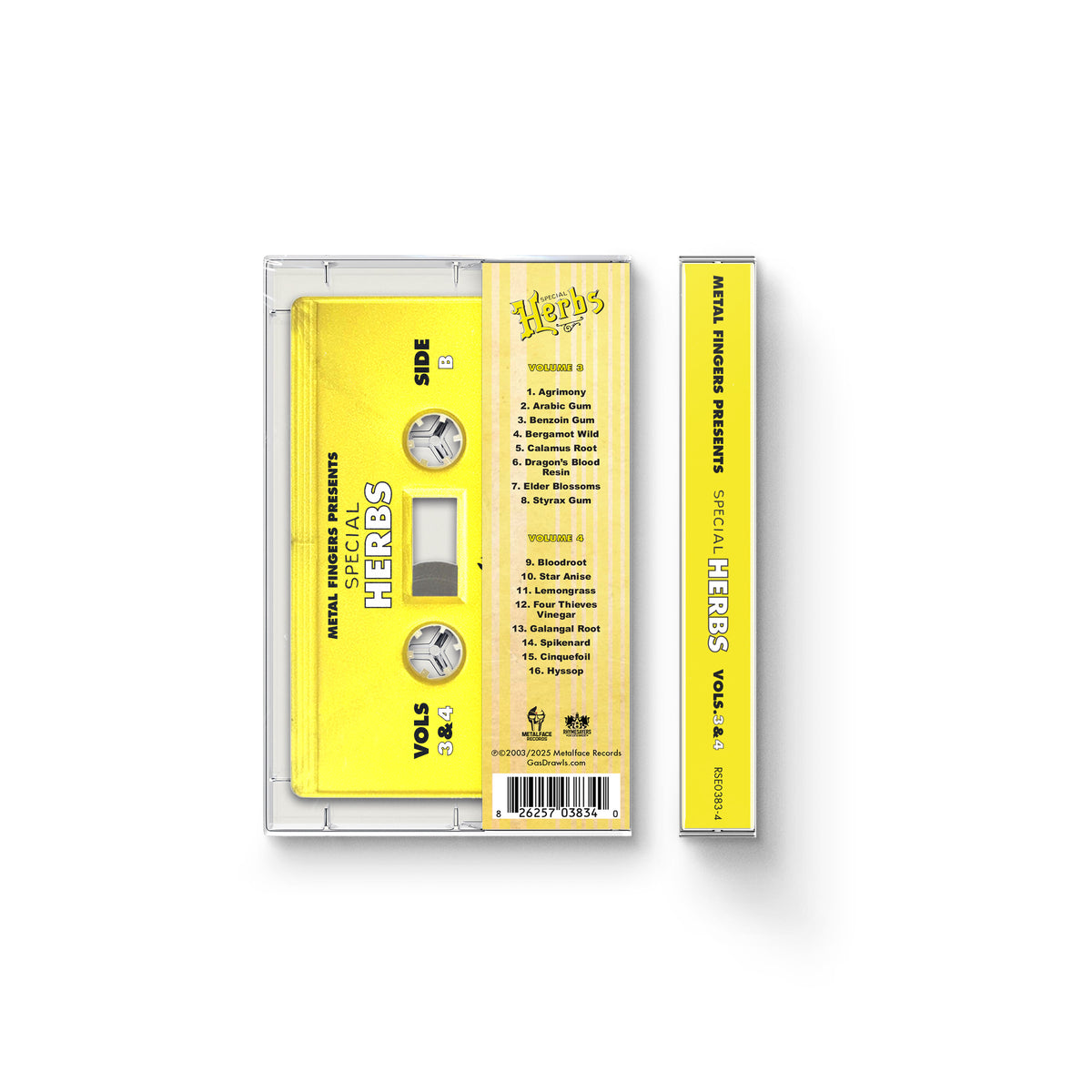MF DOOM - Metal Fingers Presents: Special Herbs Vol. 3 &amp; 4 (Cassette)