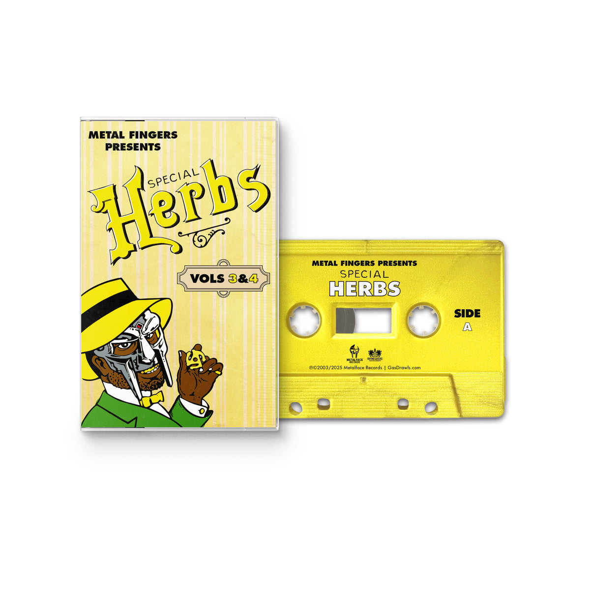 MF DOOM - Metal Fingers Presents: Special Herbs Vol. 3 &amp; 4 (Cassette)