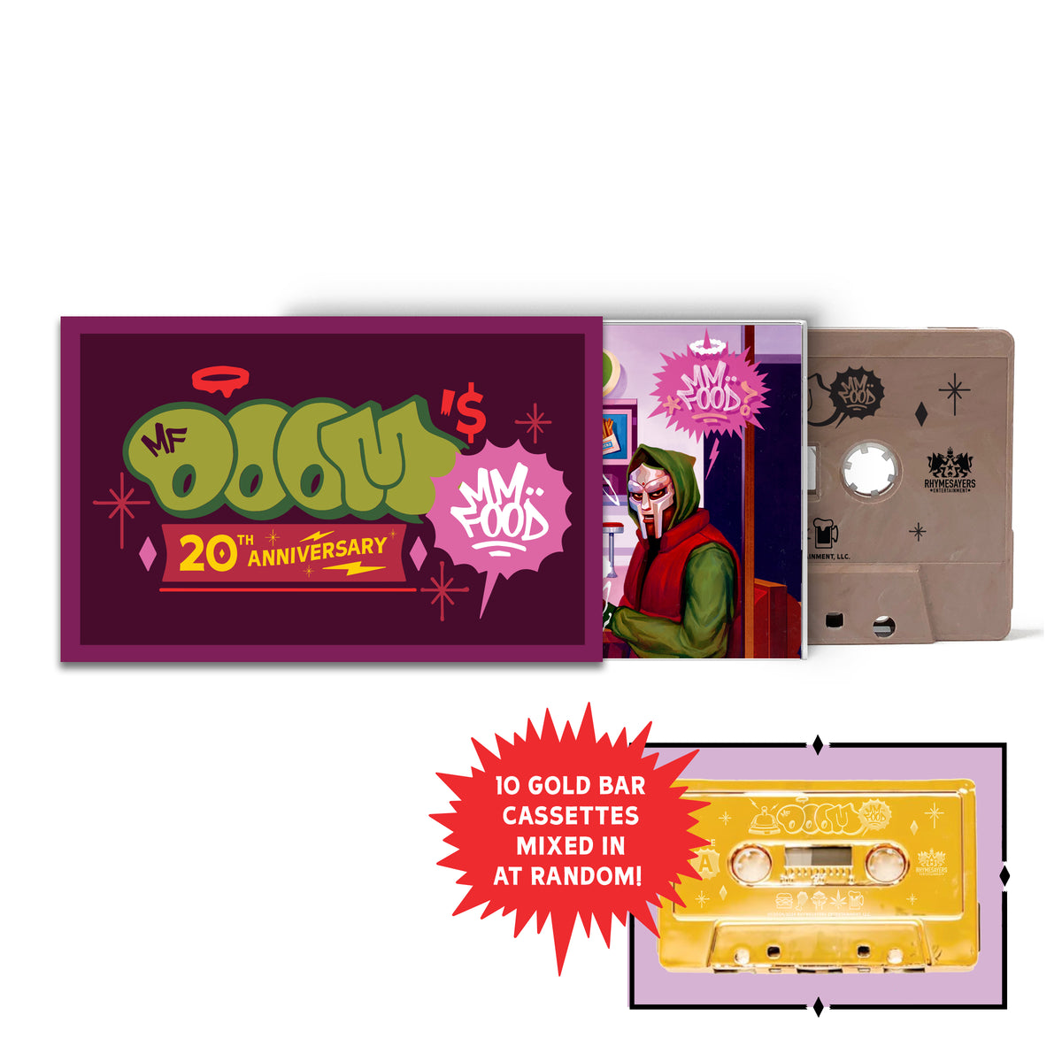 MF DOOM - MM..FOOD (20th Anniversary Edition) Cassette
