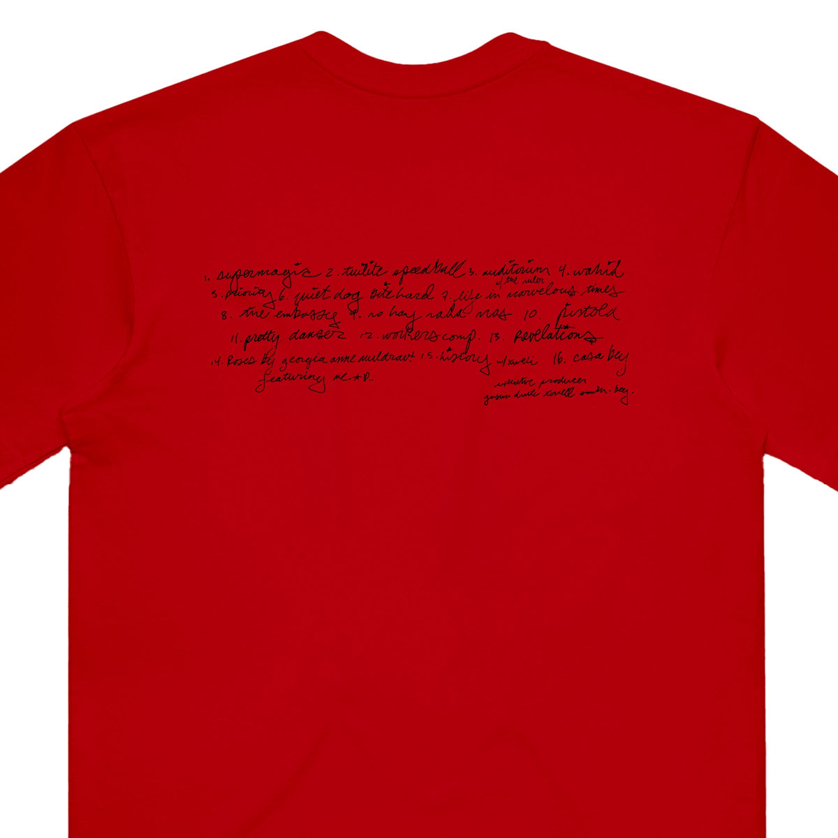 yasiin bey - Ecstatic Cover Shirt (Red)