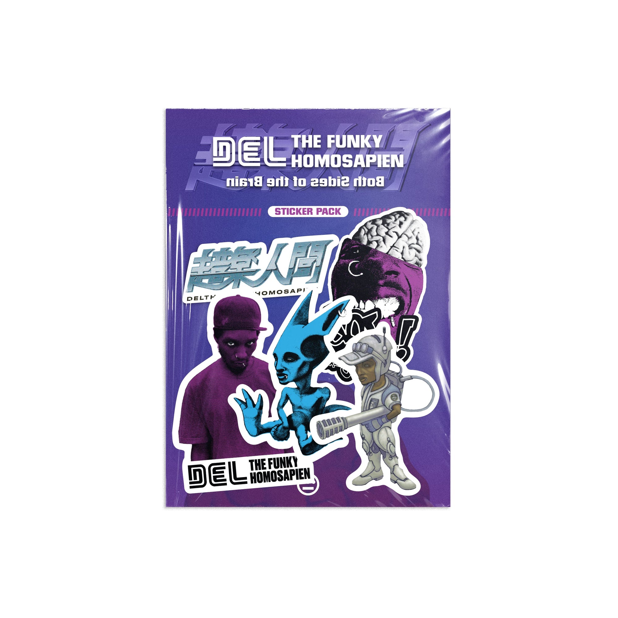 Del - Both Sides Of The Brain Sticker Pack