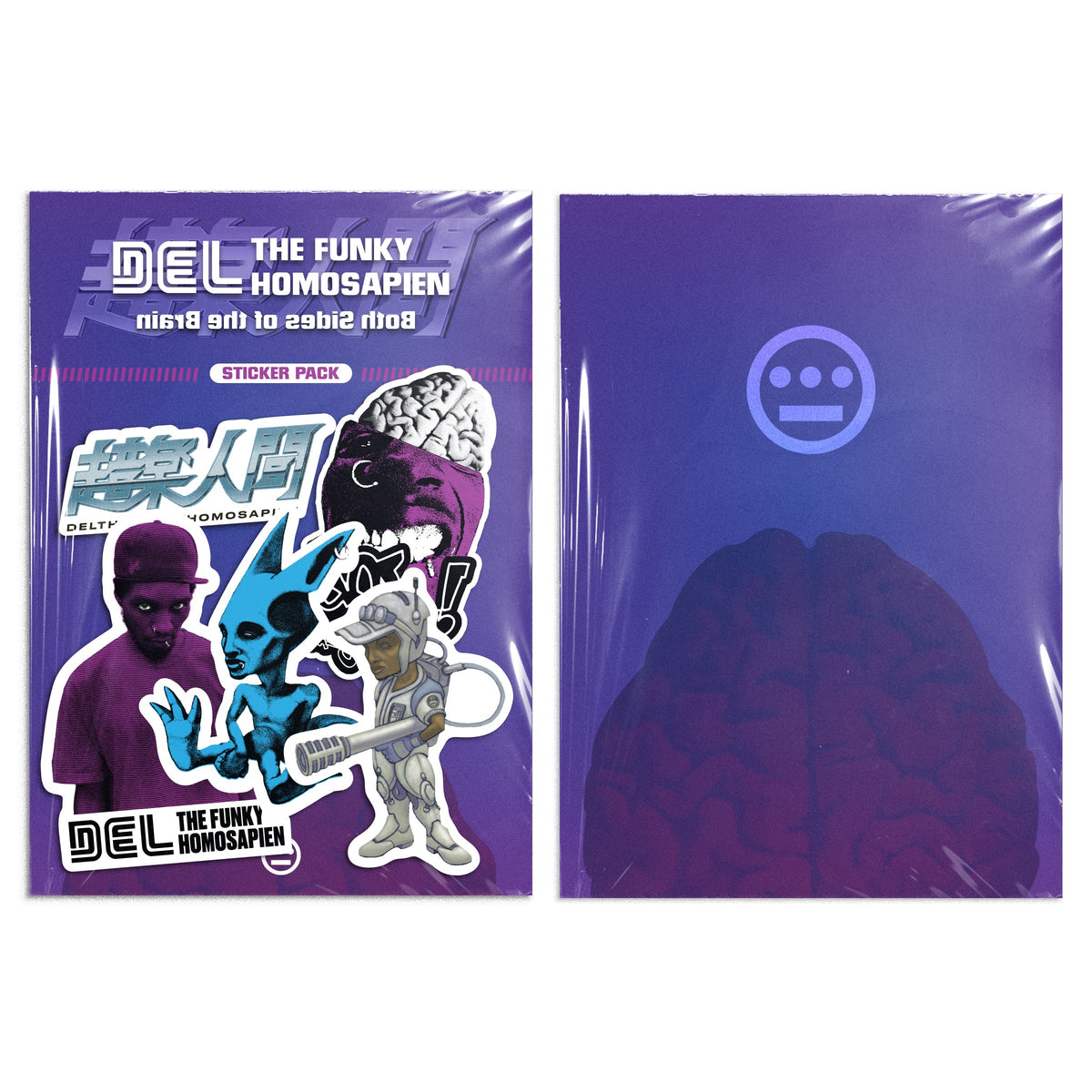 Del - Both Sides Of The Brain Sticker Pack