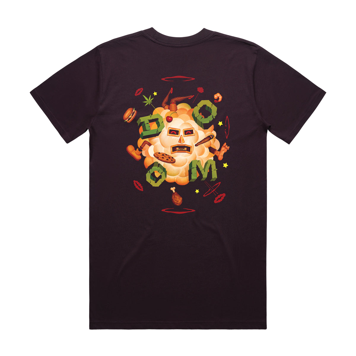 MF DOOM - Fight Cloud Shirt (Plum)