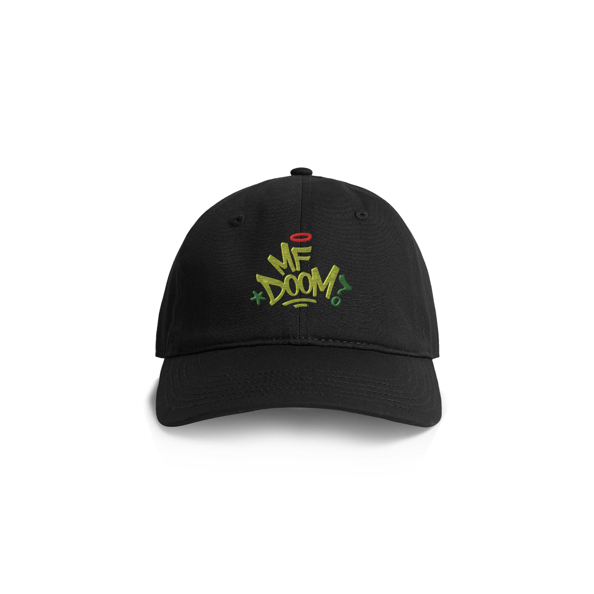 Modom Hat MF DOOM - Tag 20th Dad Hat (Black) - Rhymesayers Entertainment