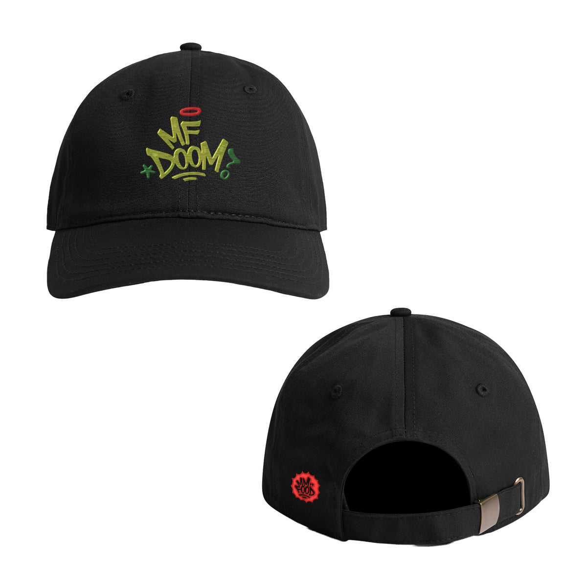 MF DOOM - Tag 20th Dad Hat (Black) - Rhymesayers Entertainment