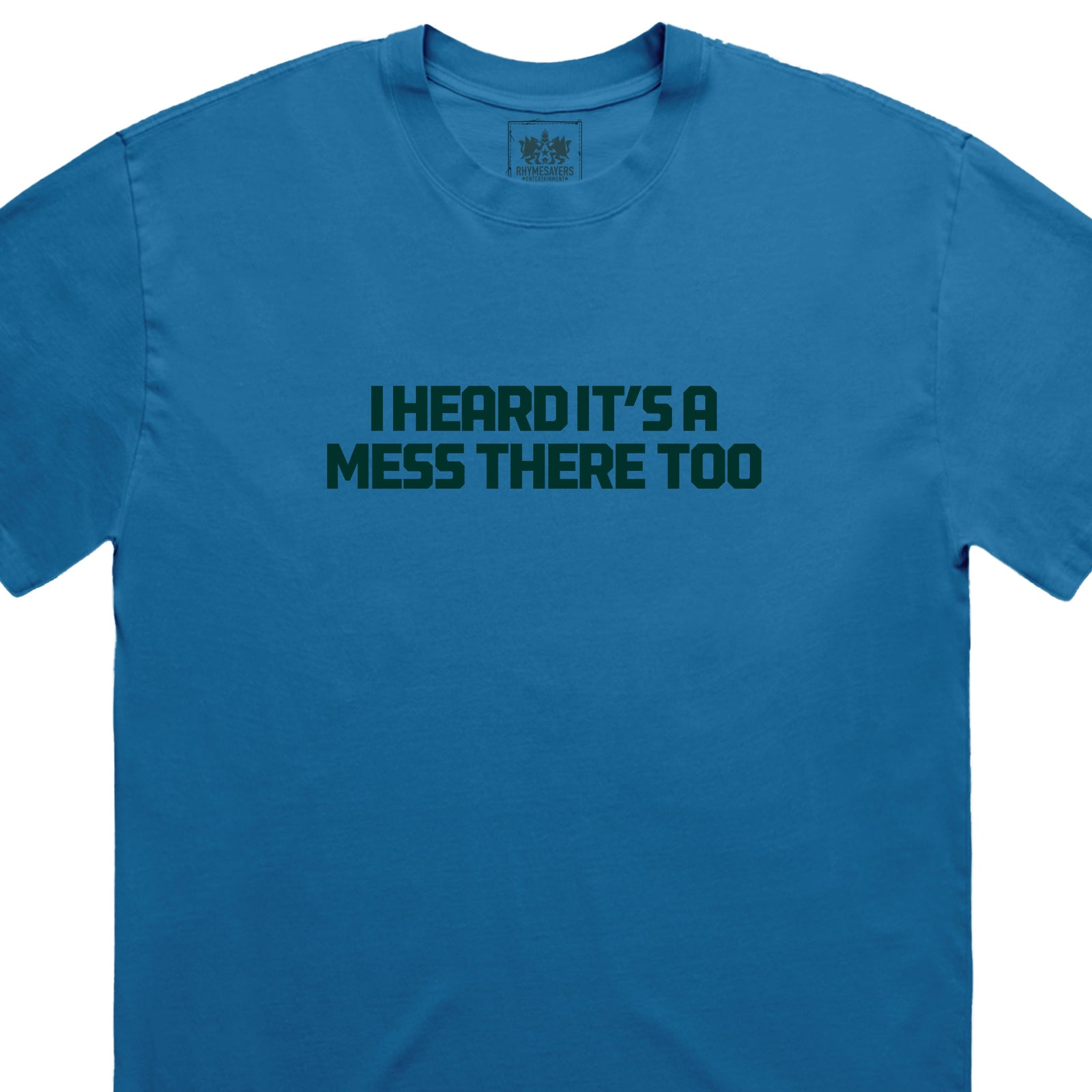 Aesop Rock - IHIAMTT Shirt (Blue) + Sticker Pack