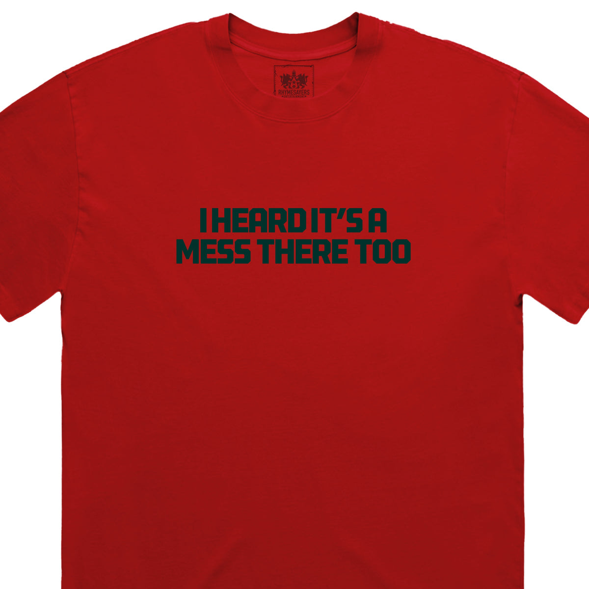 Aesop Rock - IHIAMTT Shirt (Red) + Sticker Pack