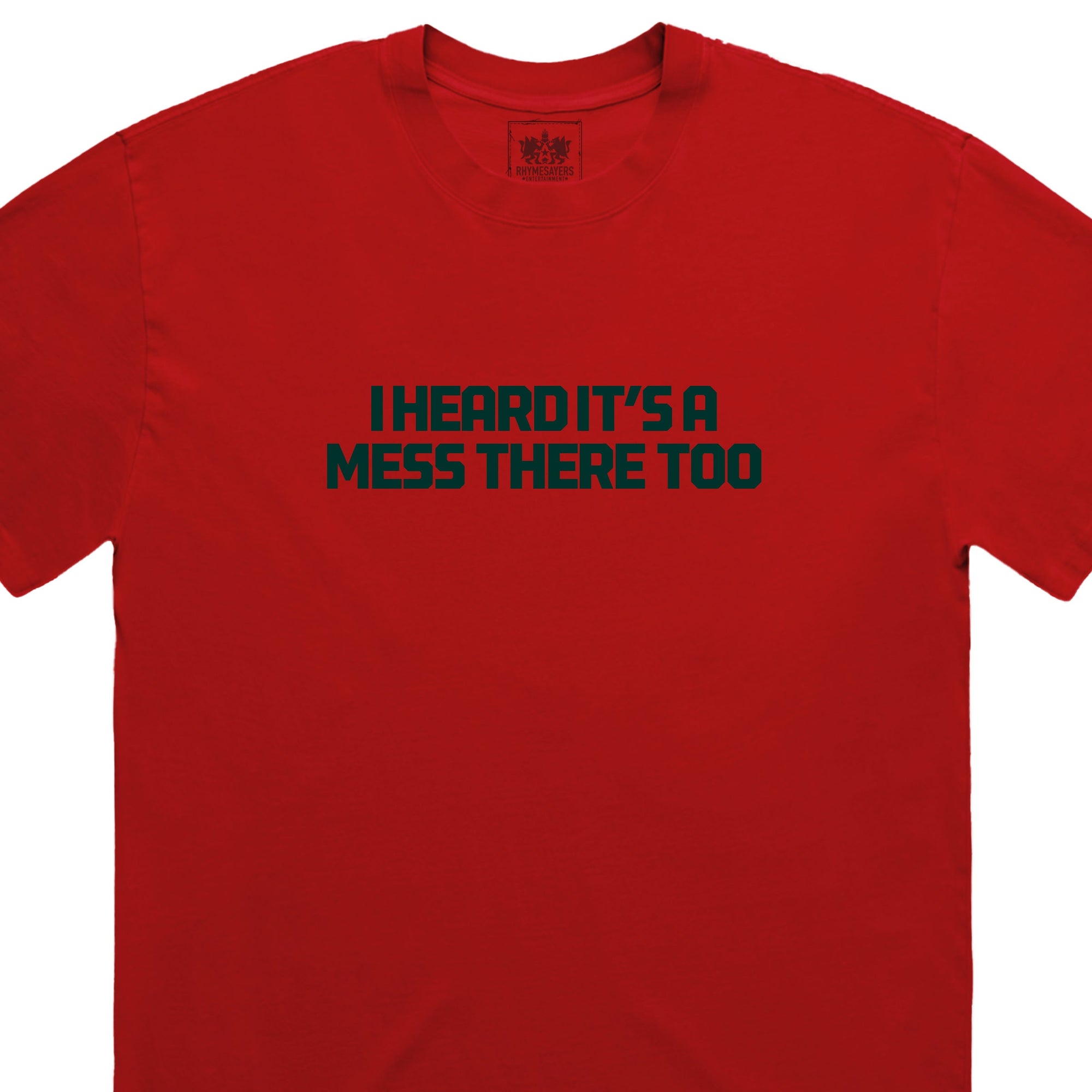 Aesop Rock - IHIAMTT Shirt (Red) + Sticker Pack