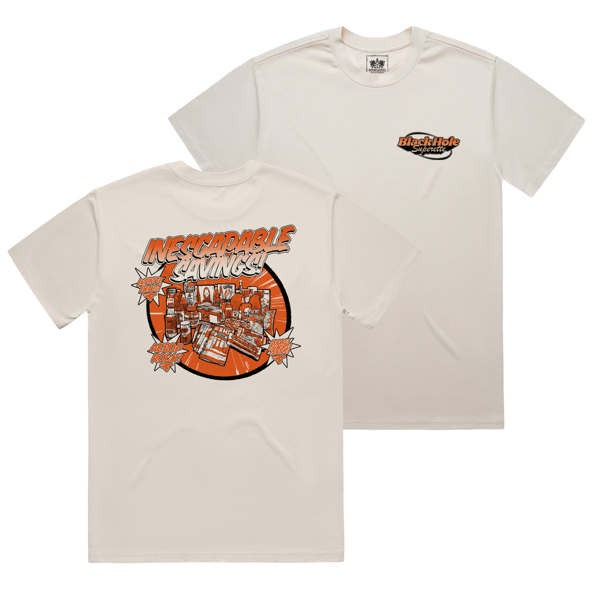 Aesop Rock - Inescapable Savings Shirt (Ecru)