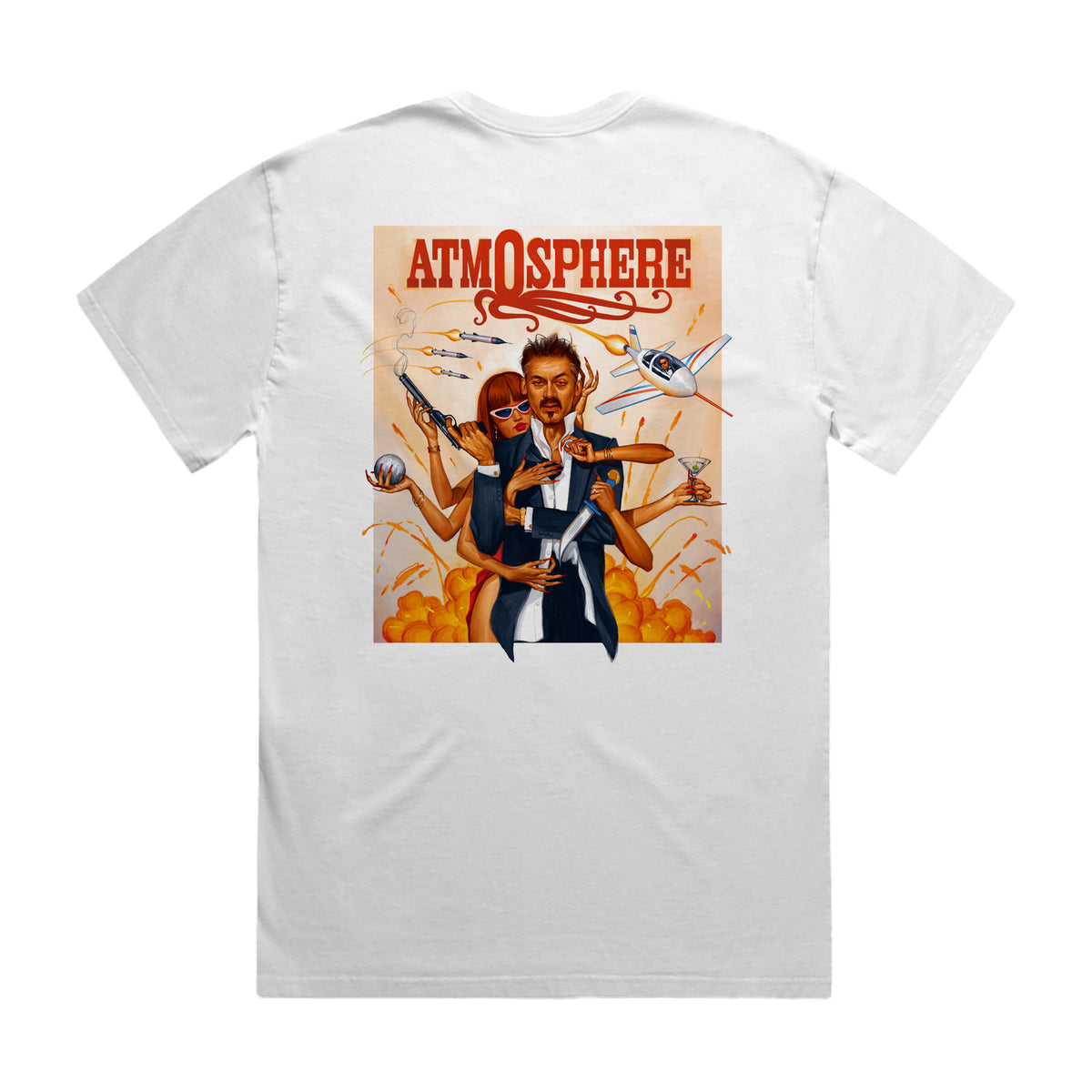 Atmosphere - James Bombed Shirt (White)