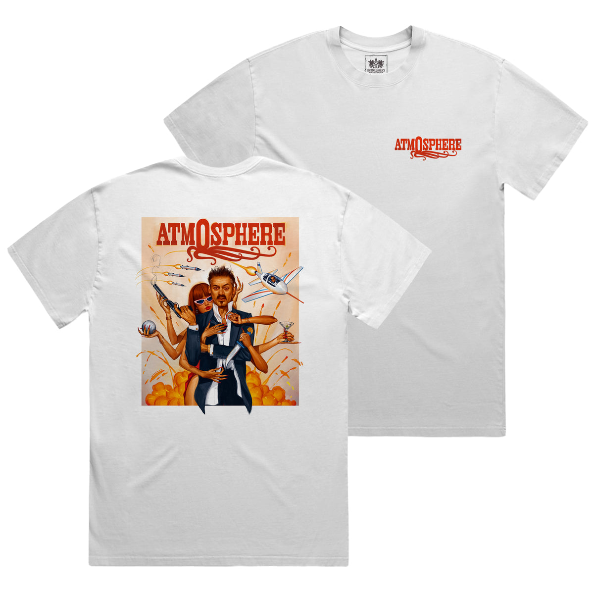 Atmosphere - James Bombed Shirt (White)