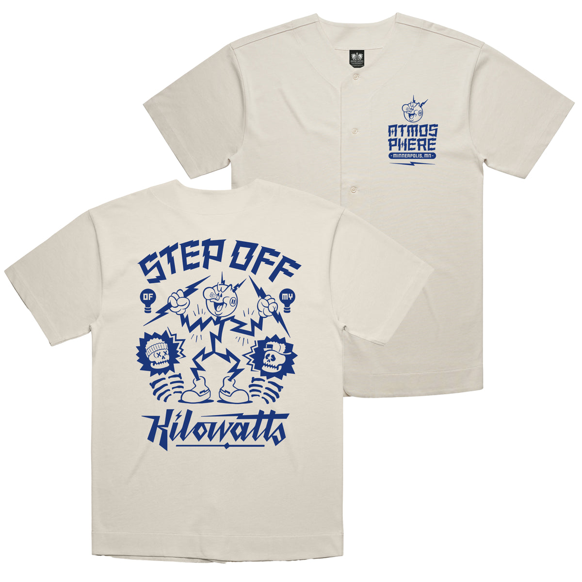 Atmosphere - Kilowatts Baseball Jersey (Bone)