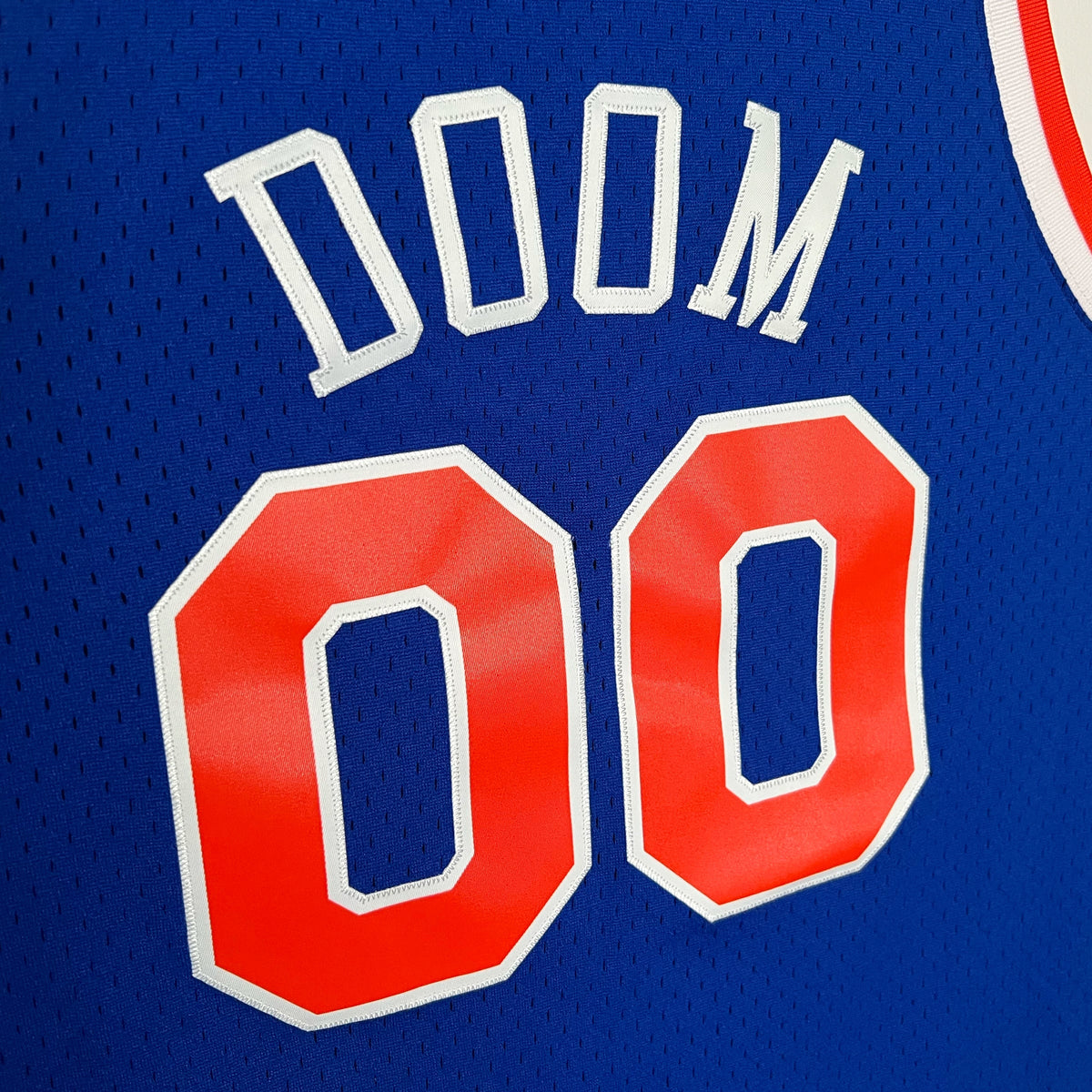 DOOMSDAY 2025: Mitchell &amp; Ness Knicks Jersey - Blue